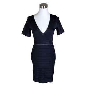 Unisex French Connection - Kootud kleit, suurus 36 - Sinine (1)