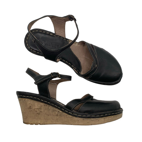 Unisex Ten Points - Kiilkontsaga rihmikud, suurus 38 - Must ()