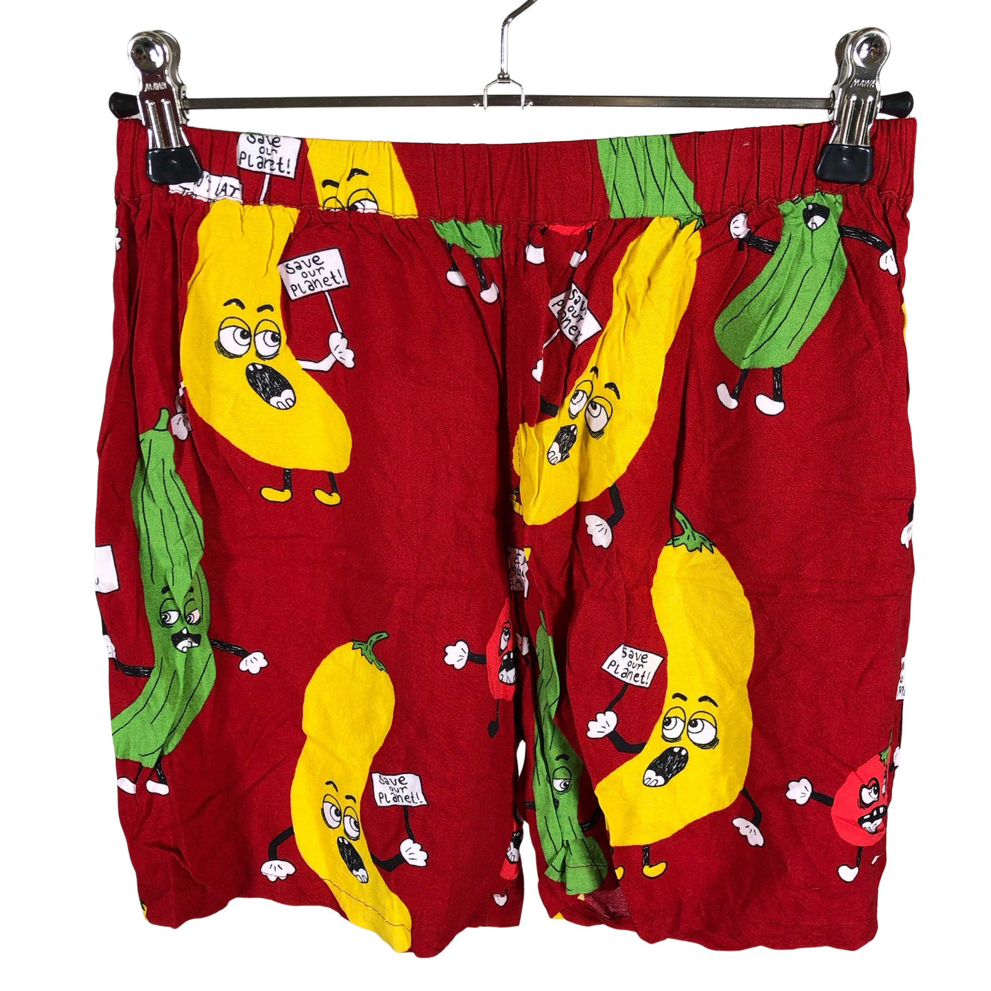 Unisex Mini Rodini - Lühikesed püksid, suurus 140 - 146 - Punane (1)