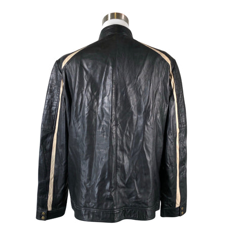 Unisex Danier - Nahktagi, suurus XXL - Must (2)