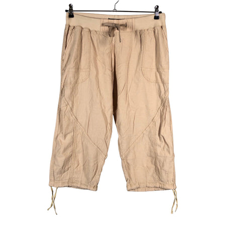 Unisex Zizzi - Mittevenivad poolpikad püksid, suurus 42 - Beige ()