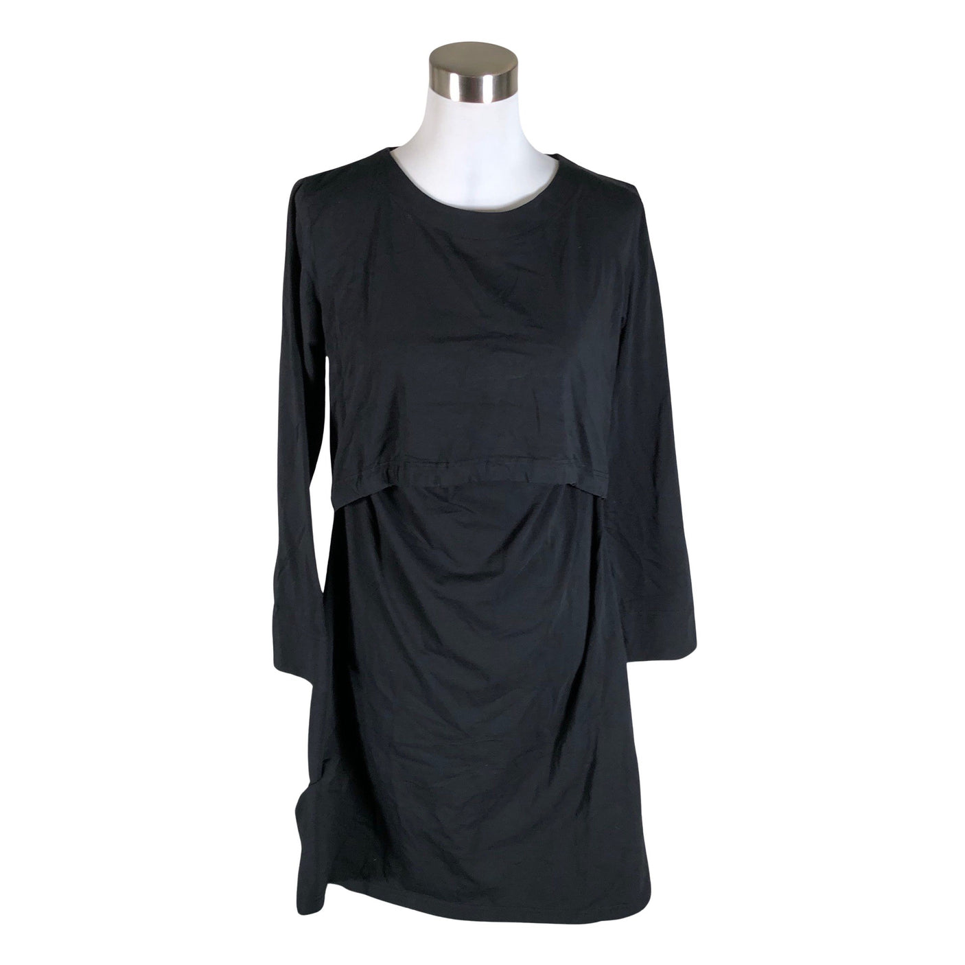 Unisex Blaa - Trikotaažist kleit, suurus 38 - Must (1)