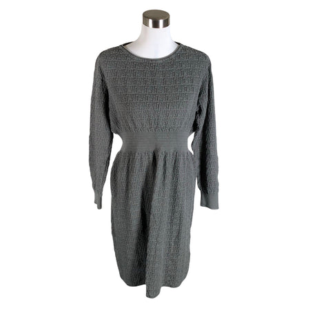 Unisex Tarttuva - Kootud kleit, suurus 38 - Hall ()