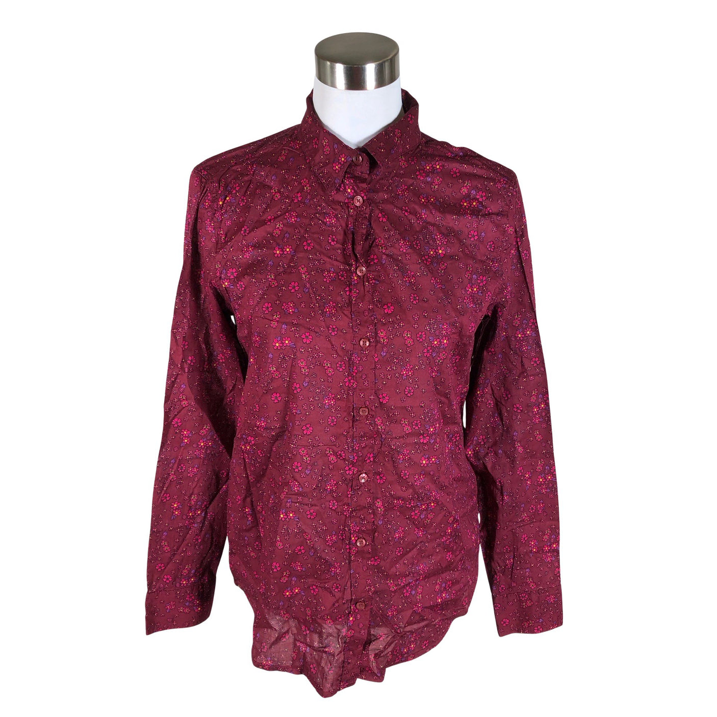 Unisex Benetton - Pluus, suurus 38 - Veinipunane (1)