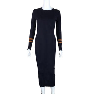 Unisex Karen by Simonsen - Kootud kleit, suurus 36 - Sinine (1)
