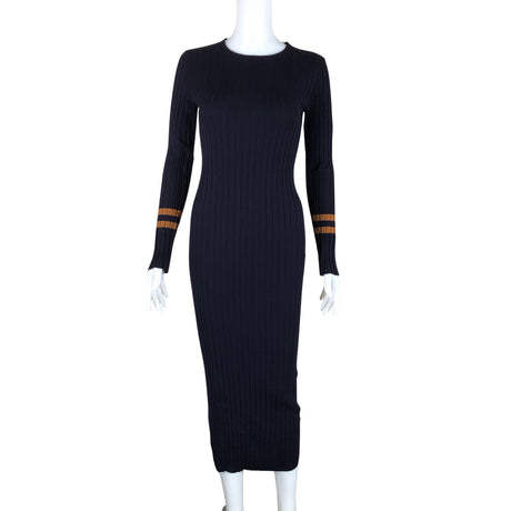 Unisex Karen by Simonsen - Kootud kleit, suurus 36 - Sinine ()