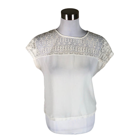 Unisex Selected - Lühikeste käistega pluus, suurus 36 - Valge ()