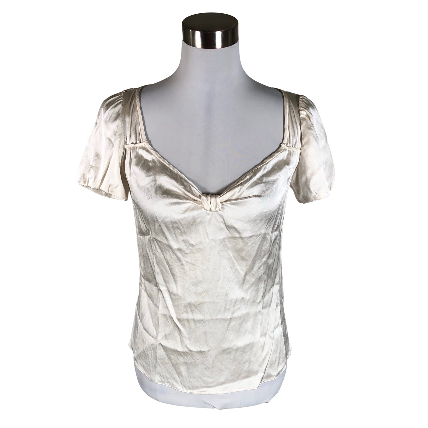 Unisex Armani Collezioni - Lühikeste käistega pluus, suurus 36 - Valge (1)