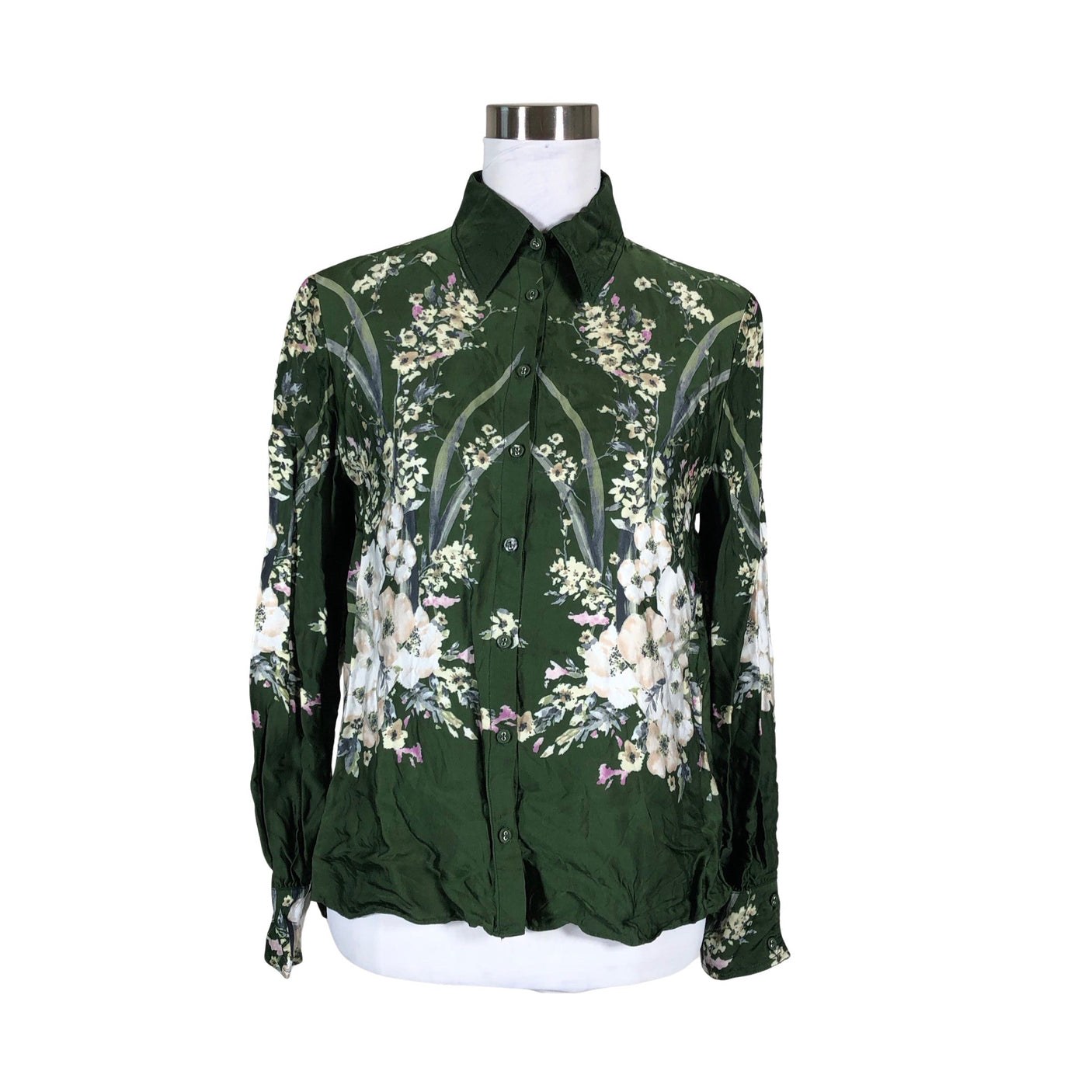 Unisex Massimo Dutti - Pluus, suurus 40 - Roheline (1)