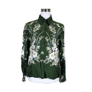 Unisex Massimo Dutti - Pluus, suurus 40 - Roheline (1)