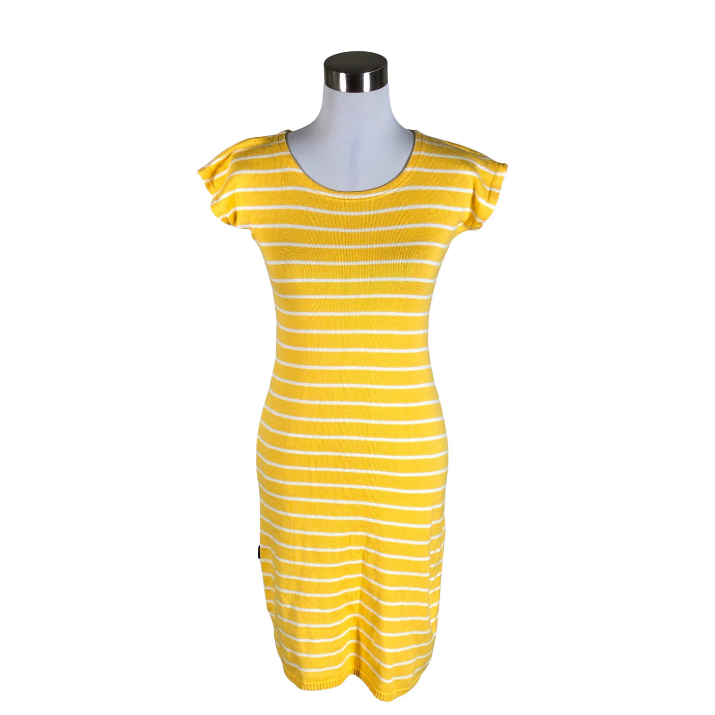 Unisex Kaino - Kootud kleit, suurus 34 - Kollane (1)