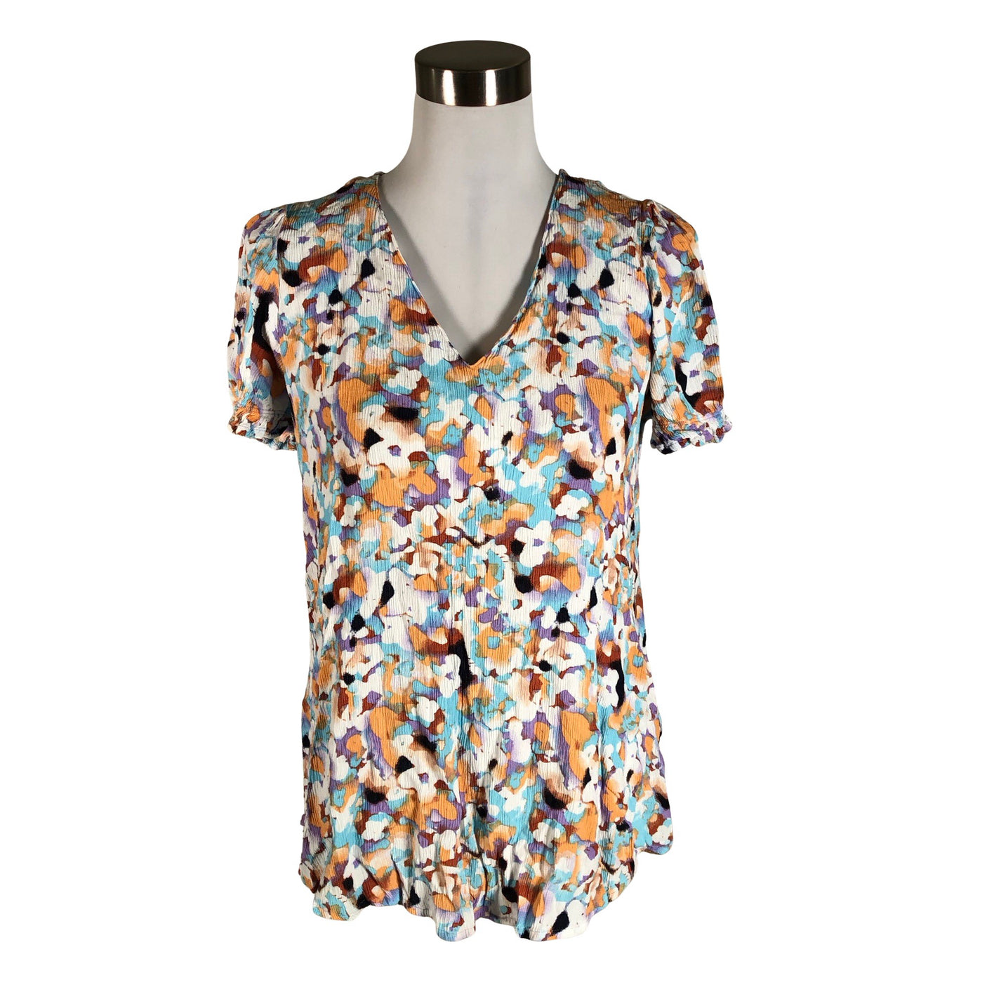 Unisex Esprit - Lühikeste käistega pluus, suurus 38 - Valge (1)