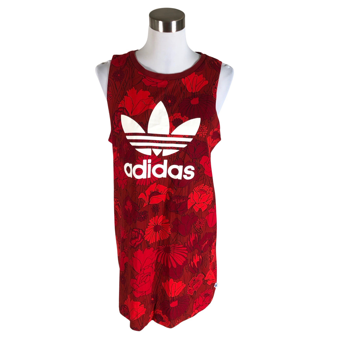 Unisex Adidas - Trikotaažist kleit, suurus 36 - Punane (1)