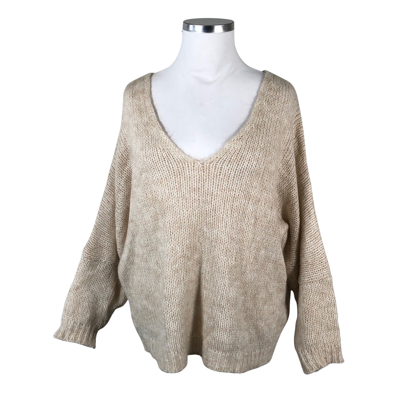 Unisex Bohemiana - Kampsun, suurus 42 - Looduslik valge (1)