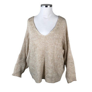 Unisex Bohemiana - Kampsun, suurus 42 - Looduslik valge (1)