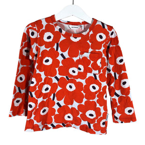 Unisex Marimekko - Trikotaažist pluus, suurus 104 - 110 - Oranž (1)