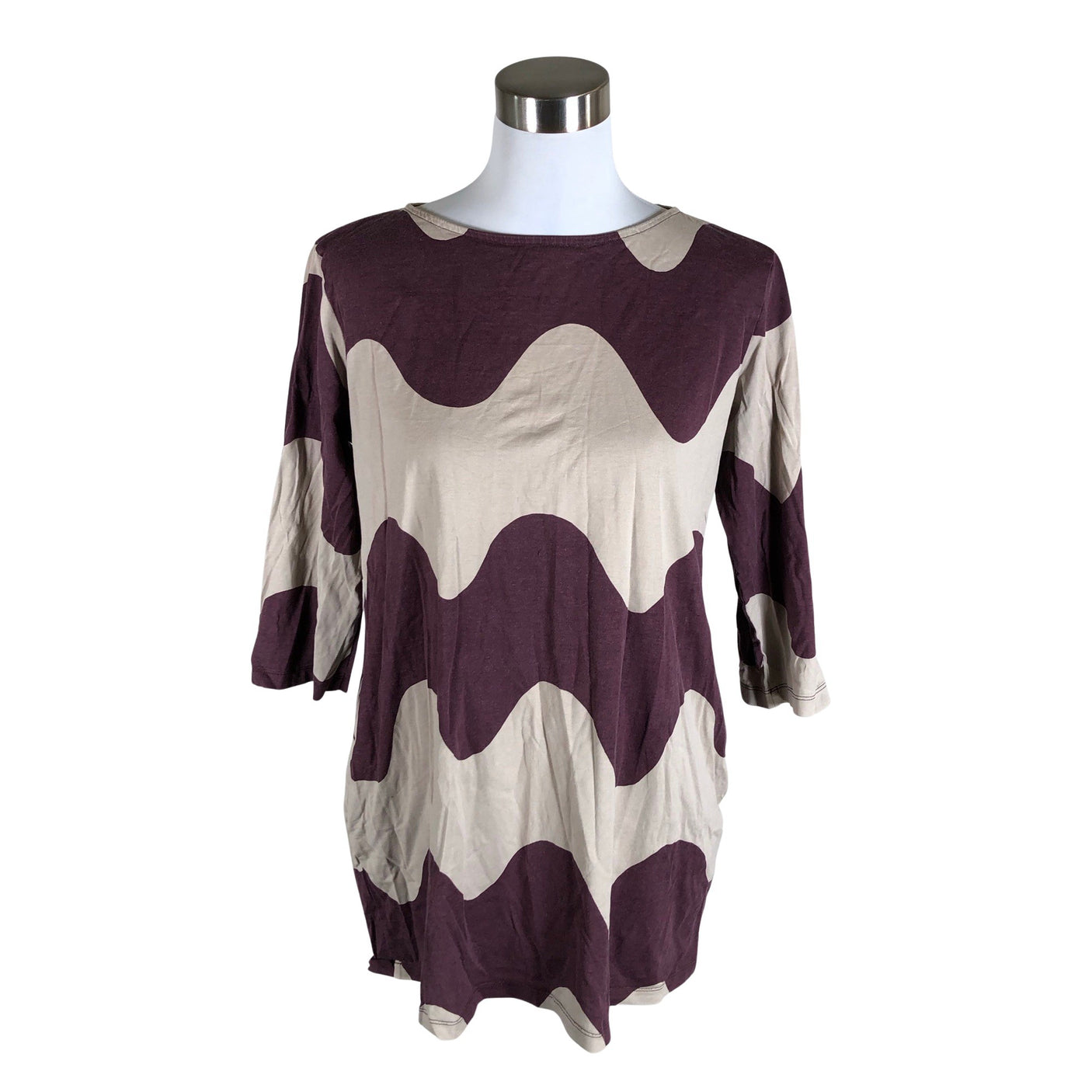 Unisex Marimekko - Trikotaažist tuunika, suurus 40 - Beige (1)