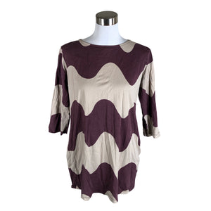 Unisex Marimekko - Trikotaažist tuunika, suurus 40 - Beige (1)