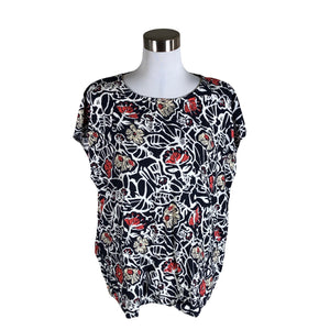 Unisex O.I.S - Lühikeste käistega pluus, suurus 40 - Sinine (1)
