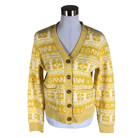 Unisex Ganni - Kardigan, suurus 38 - Kollane ()