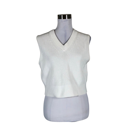 Unisex COS - Kootud vest, suurus 38 - Valge ()