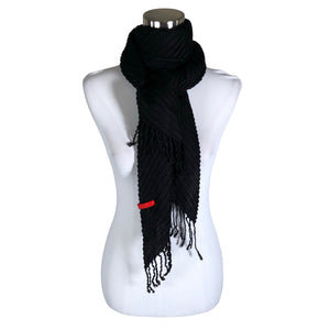 Unisex Esprit - Õhuke sall, suurus Midi - Must (1)