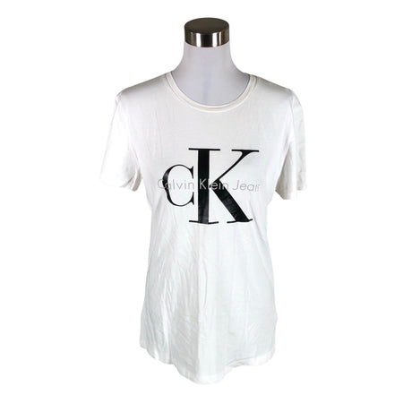 Unisex Calvin Klein Jeans - T-särk, suurus 40 - Valge ()