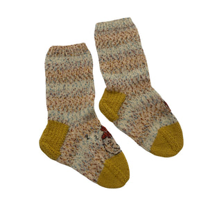 Unisex Handmade - Villased sokid, suurus 32 - Beige (1)