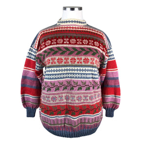 Unisex Handmade - Kampsun, suurus 42 - Punane (1)