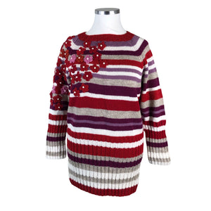 Unisex Handmade - Kootud tuunika, suurus 42 - Punane (1)