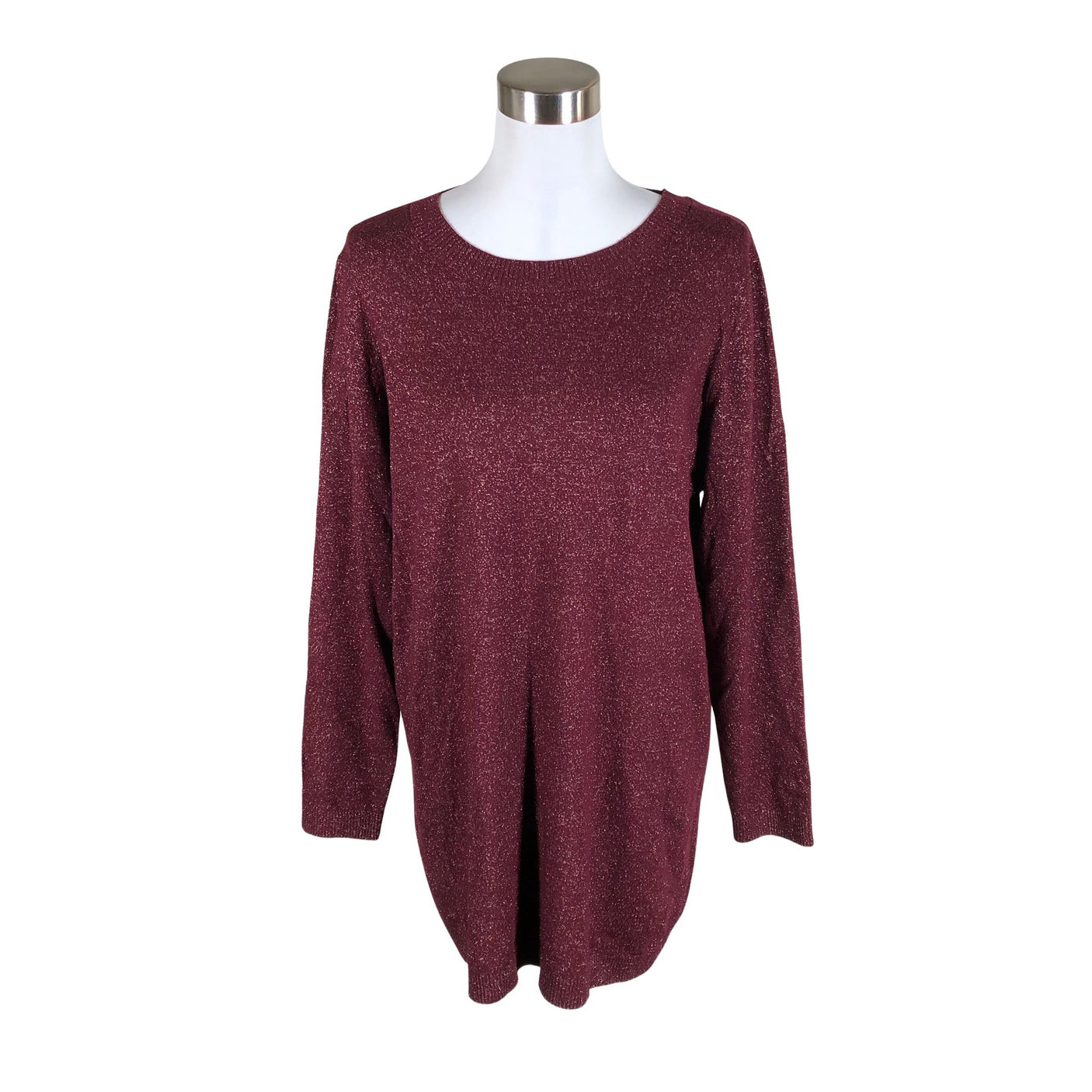 Unisex Nanso - Kootud kleit, suurus 40 - Veinipunane (1)