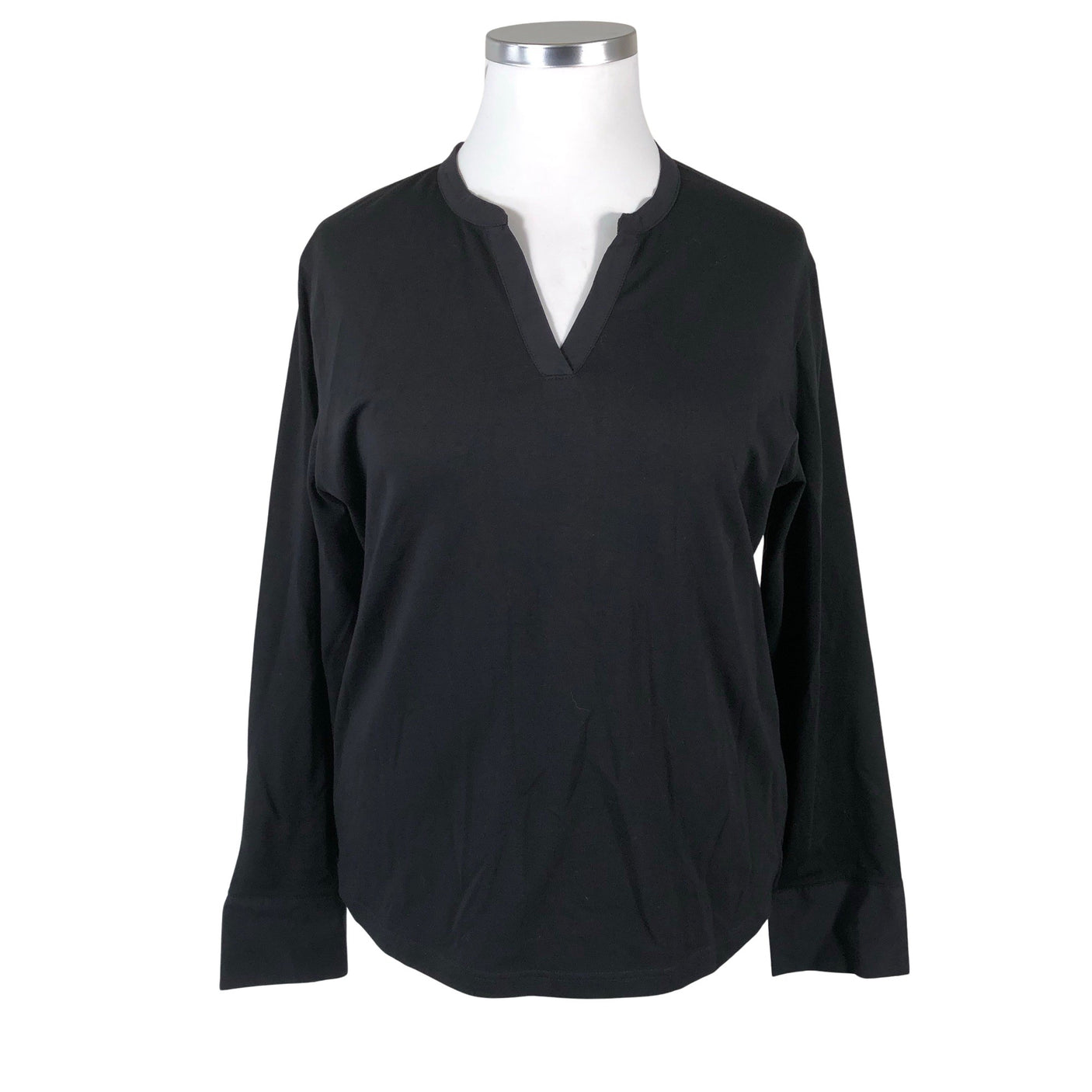 Unisex NOSH - Trikotaažist pluus, suurus 46 - Must (1)
