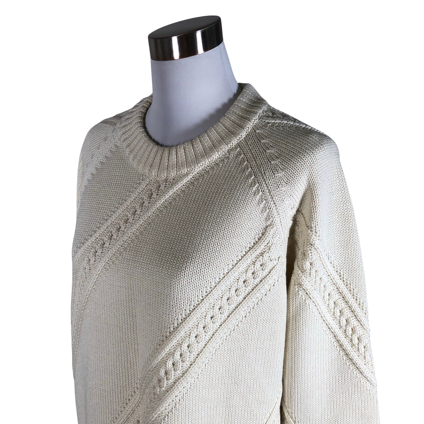 Unisex R-collection - Kampsun, suurus 38 - Looduslik valge (3)