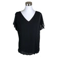 Unisex Esprit - Lühikeste käistega pluus, suurus 38 - Must ()