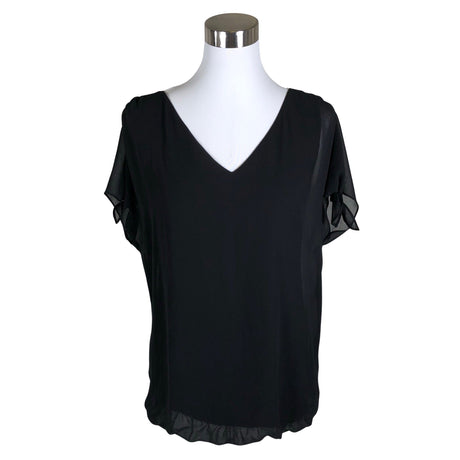 Unisex Esprit - Lühikeste käistega pluus, suurus 38 - Must ()