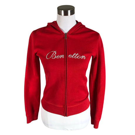 Unisex Benetton - Dressipluus, suurus 34 - Punane ()