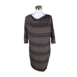 Unisex Nanso - Trikotaažist kleit, suurus 40 - Pruun (1)