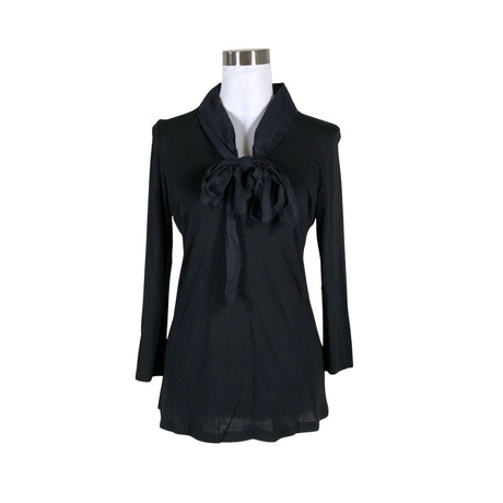 Unisex E'NY - Trikotaažist pluus, suurus 38 - Must ()
