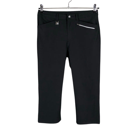 Unisex Röhnisch - Mittevenivad poolpikad püksid, suurus 38 - Must ()