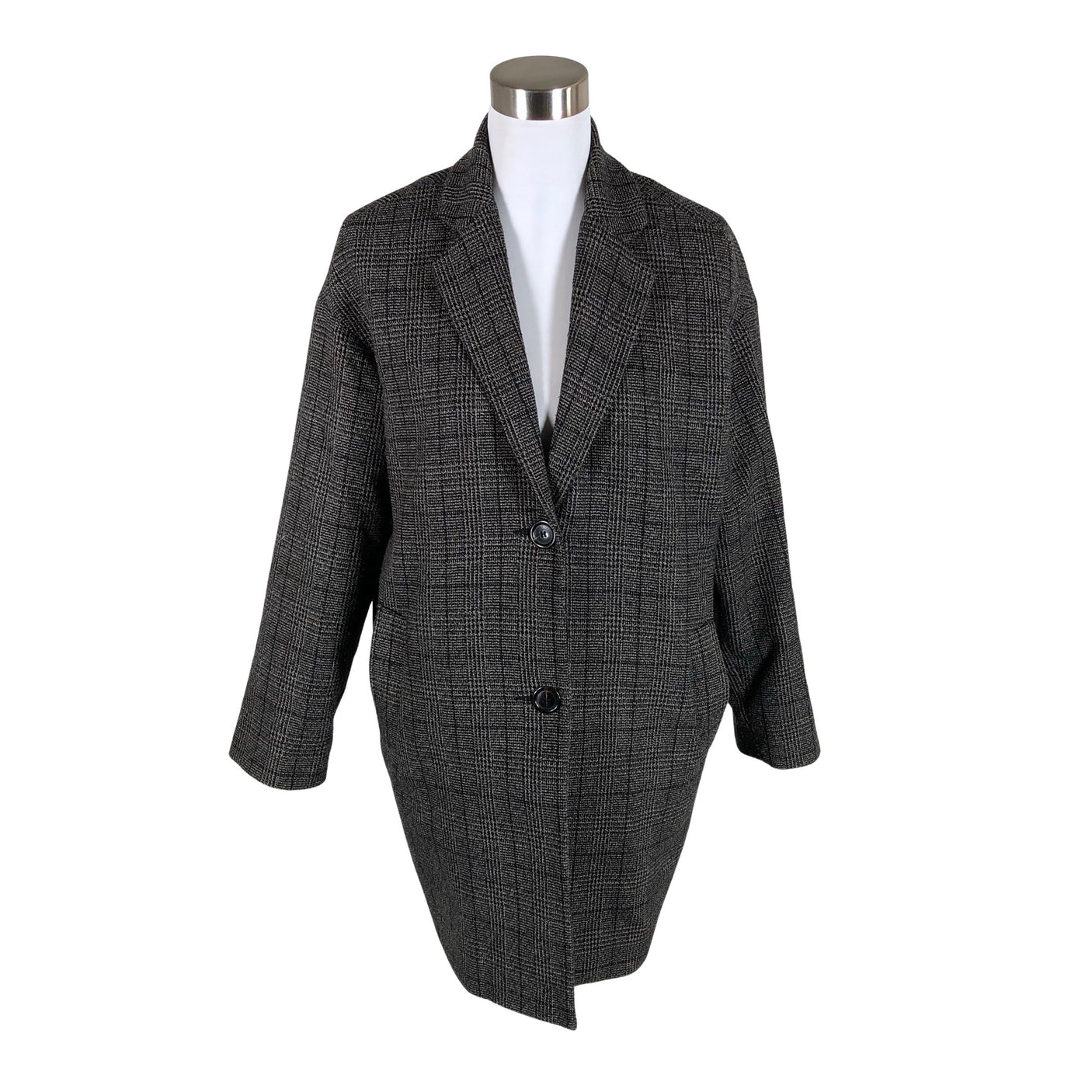 Unisex Lindex - Villane mantel, suurus 36 - Pruun (1)