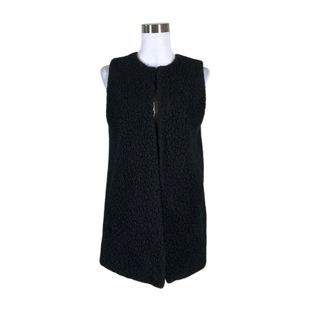 Unisex R-collection - Kunstkarusnahast vest, suurus 36 - Must ()