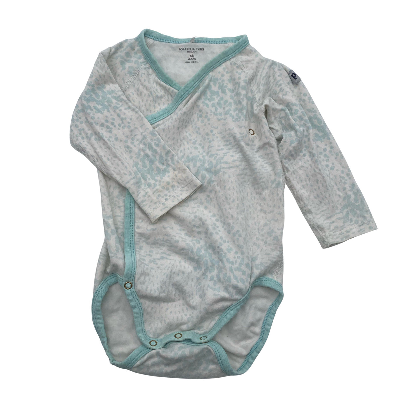 Unisex Polarn O. Pyret - Hõlmikbodi, suurus 62 - 68 - Türkiis (1)