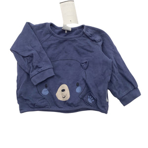 Unisex Polarn O. Pyret - Dressikangast pluus, suurus 68 - 74 - Sinine (1)