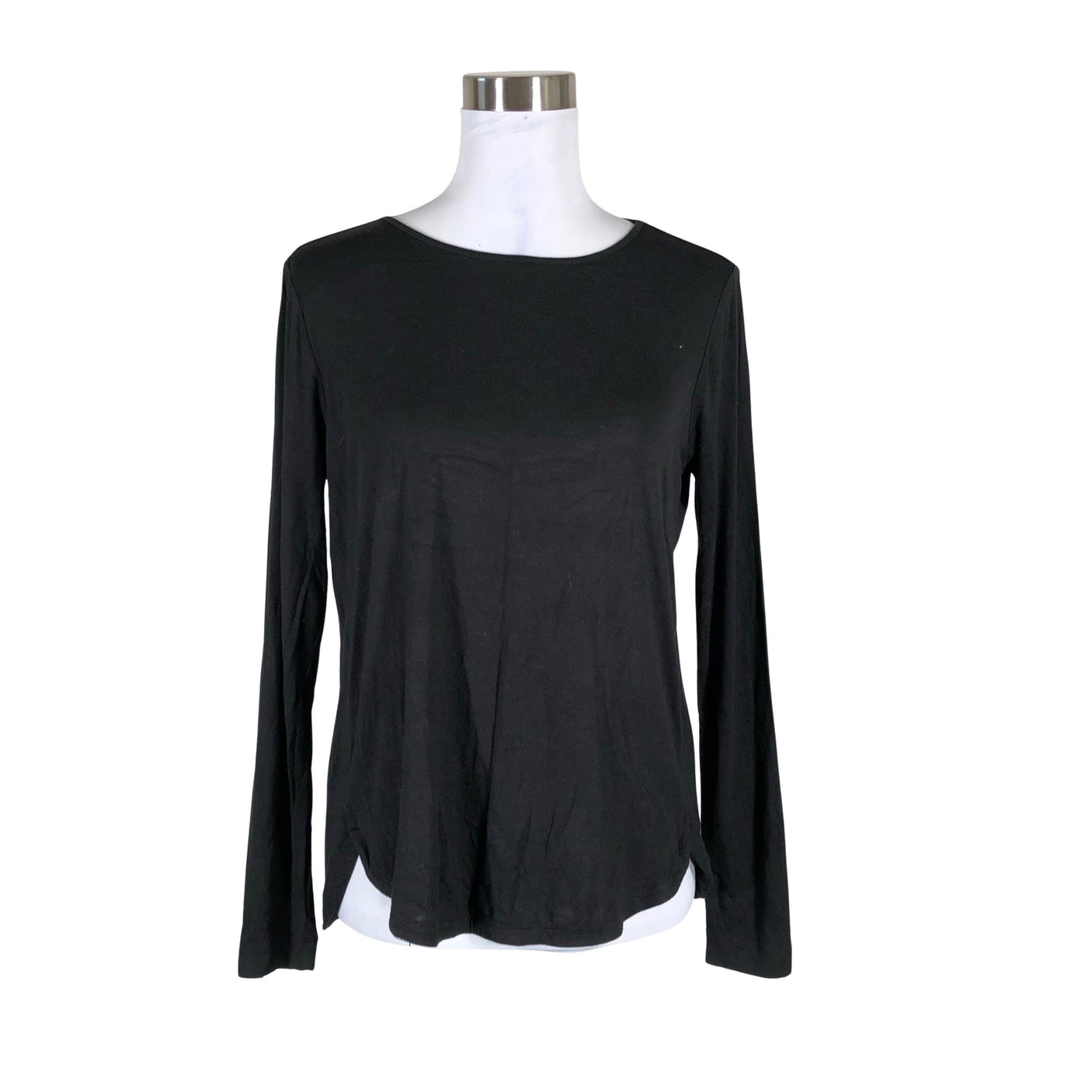 Unisex Loft - Trikotaažist pluus, suurus 36 - Must (1)