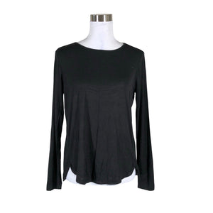 Unisex Loft - Trikotaažist pluus, suurus 36 - Must (1)