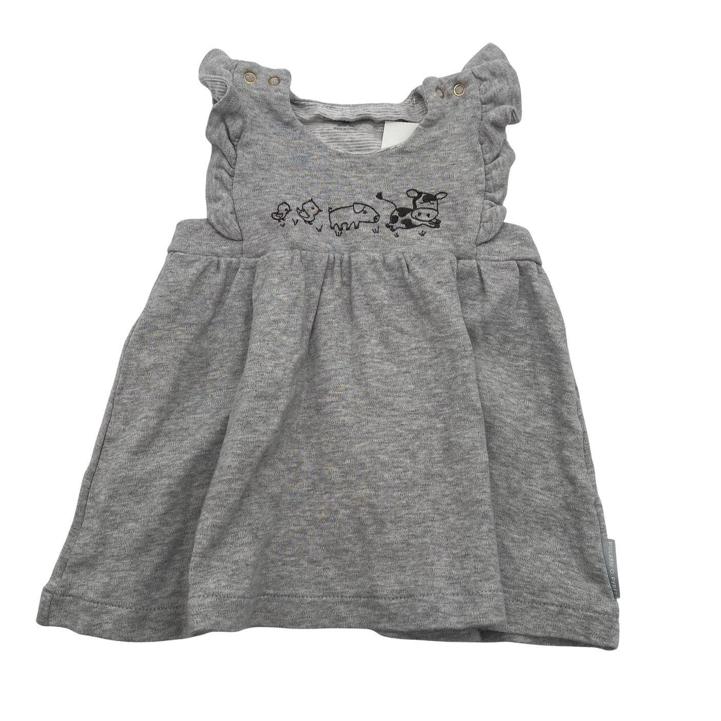 Unisex Polarn O. Pyret - Trikotaažist kleit, suurus 62 - 68 - Hall (1)