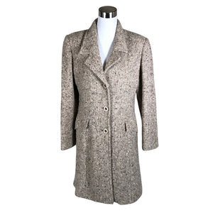Unisex Ulman&Studio - Villane mantel, suurus 40 - Pruun (1)