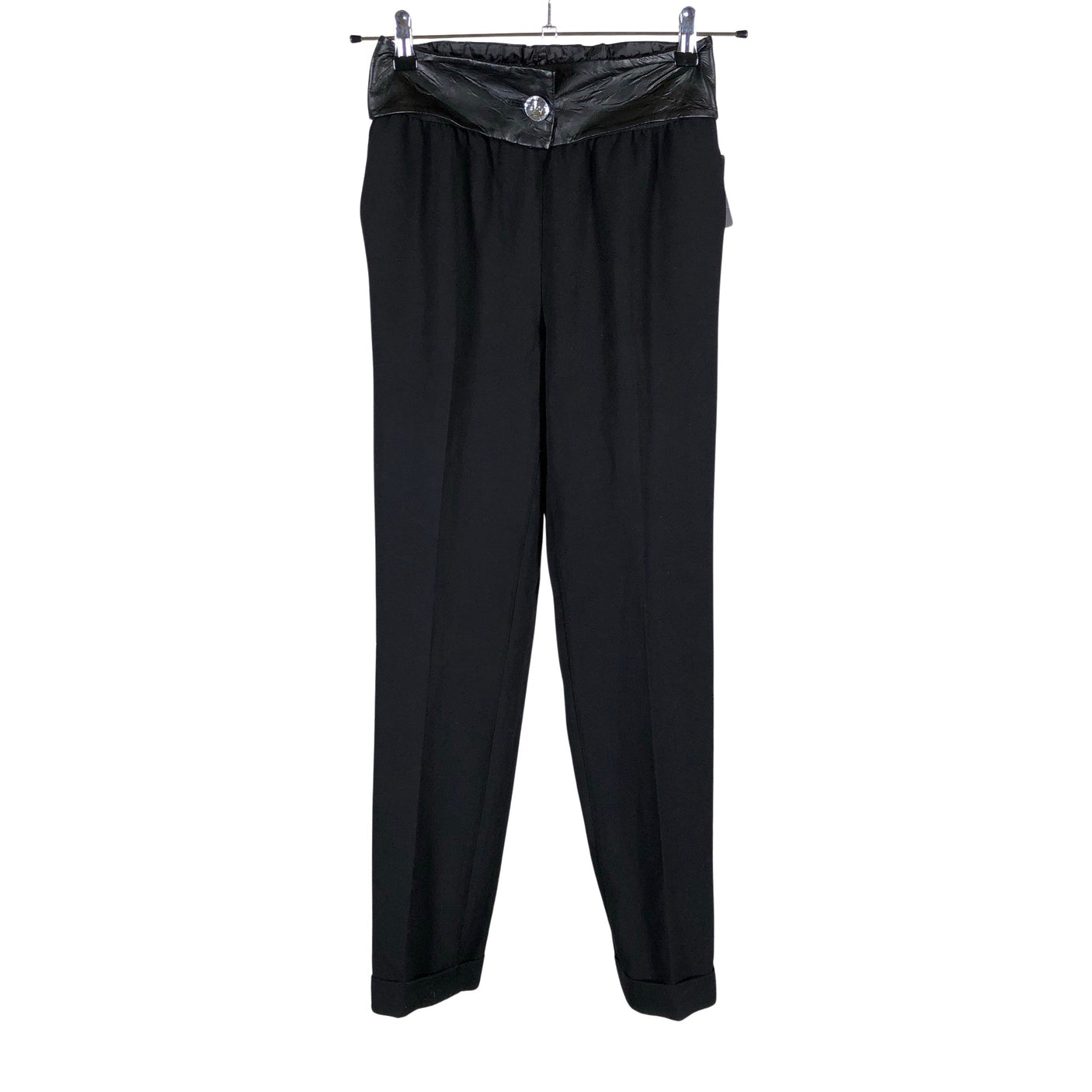Unisex Ashley Brooke - Mittevenivad püksid, suurus 34 - Must (1)