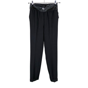 Unisex Ashley Brooke - Mittevenivad püksid, suurus 34 - Must (1)