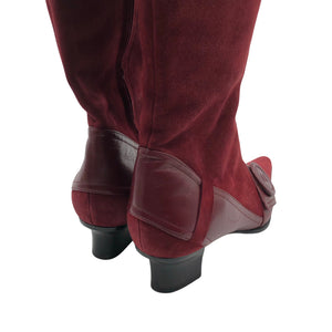 Unisex Baldinini - Saapad, suurus 40 - Veinipunane (3)